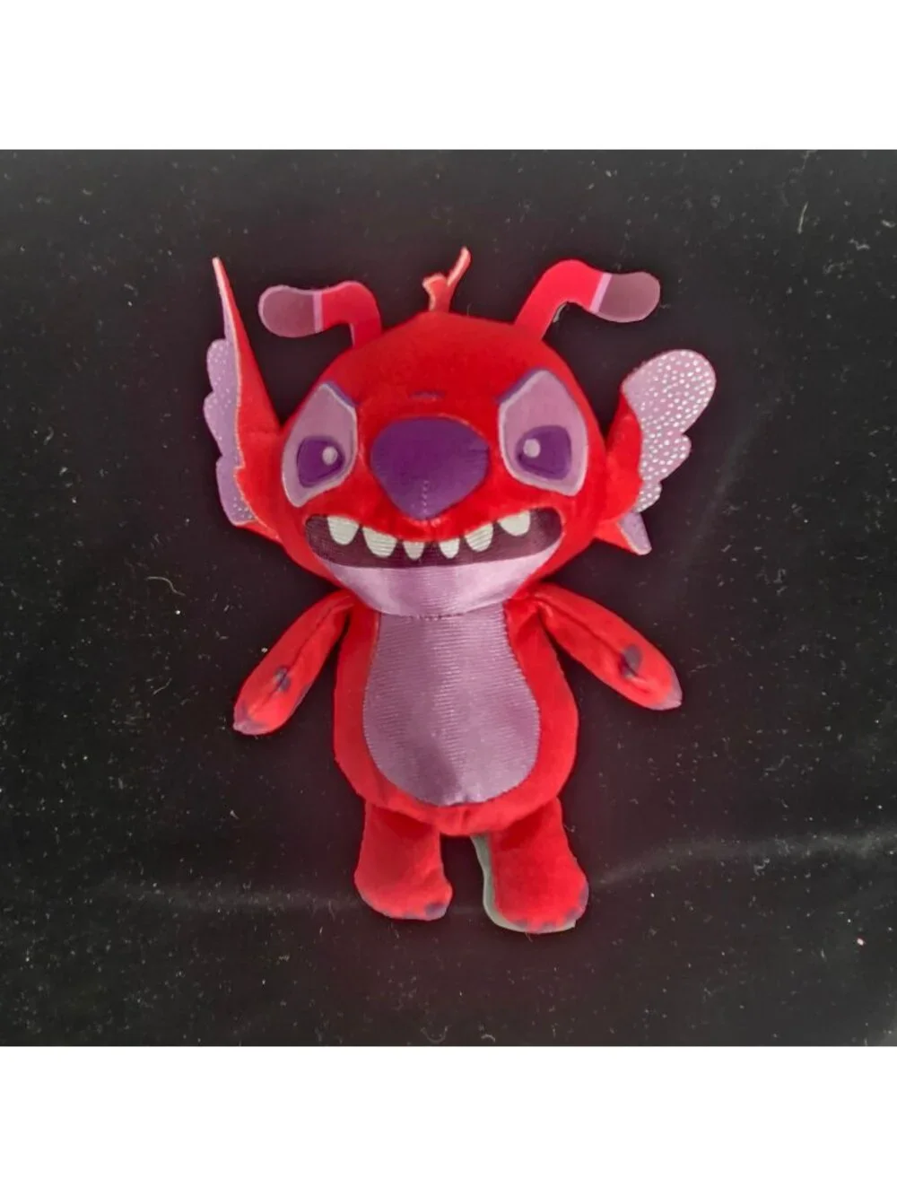Disney Stitch Leroy 628 Red Plush Toy With Wings 10 Inches